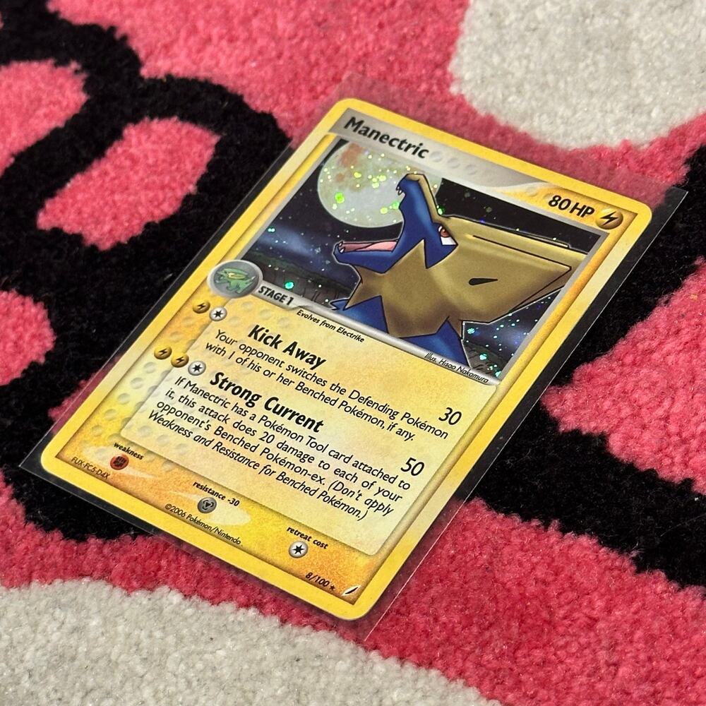 Manectric #8 – Pokémon TCG Crystal Guardians – As Pictured